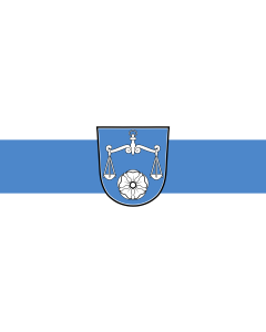 Flag: Kirchanschöring | landscape flag | 1.35m² | 14.5sqft | 90x150cm | 3x5ft