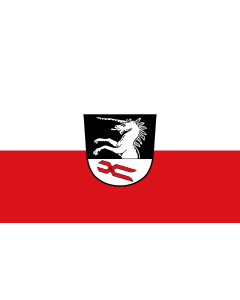 Tisch-Fahne / Tisch-Flagge: Nußdorf 15x25cm