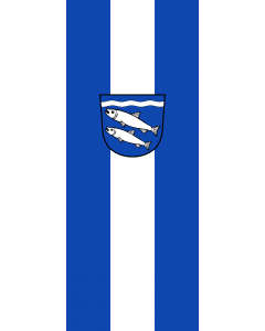 Vertical Hanging Swivel Crossbar Banner Flag: Petting |  portrait flag | 3.5m² | 38sqft | 300x120cm | 10x4ft 