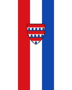 Vertical Hanging Swivel Crossbar Banner Flag: Schnaitsee | portrait flag | 3.5m² | 38sqft | 300x120cm | 10x4ft