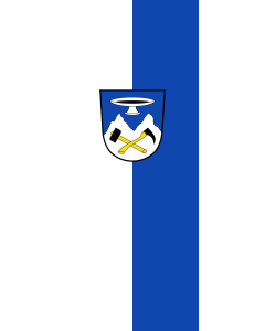 Flagge:  Siegsdorf  |  Hochformat Fahne | 3.5m² | 300x120cm 