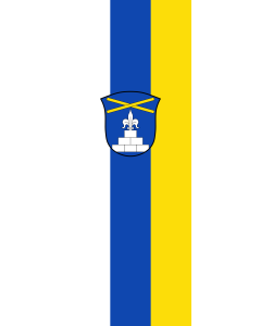Flag: Staudach-Egerndach | portrait flag | 6m² | 64sqft | 400x150cm | 13x5ft