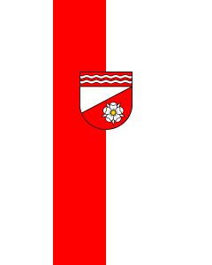 Flagge:  Taching a.See  |  Hochformat Fahne | 3.5m² | 300x120cm 