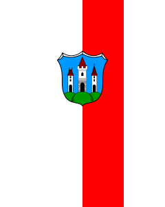 Flagge:  Trostberg, St  |  Hochformat Fahne | 3.5m² | 300x120cm 