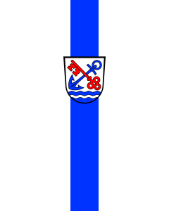 Flagge:  Übersee  |  Hochformat Fahne | 3.5m² | 300x120cm 