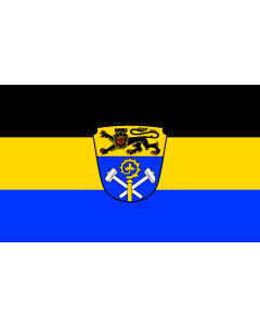 Tisch-Fahne / Tisch-Flagge: Weilheim-Schongau (Kreis) 15x25cm