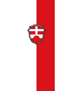 Flag: Bernbeuren |  portrait flag | 3.5m² | 38sqft | 300x120cm | 10x4ft 