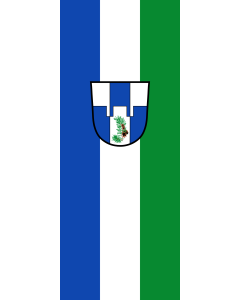 Vertical Hanging Beam Flag: Burggen |  portrait flag | 3.5m² | 38sqft | 300x120cm | 10x4ft 