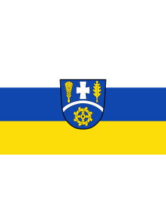 Flag: Habach |  landscape flag | 1.35m² | 14.5sqft | 90x150cm | 3x5ft 