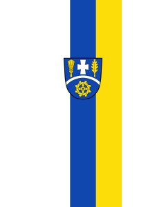 Flag: Habach |  portrait flag | 6m² | 64sqft | 400x150cm | 13x5ft 