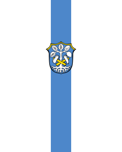 Flagge:  Hohenpeißenberg  |  Hochformat Fahne | 3.5m² | 300x120cm 