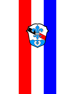 Flagge:  Iffeldorf  |  Hochformat Fahne | 3.5m² | 300x120cm 