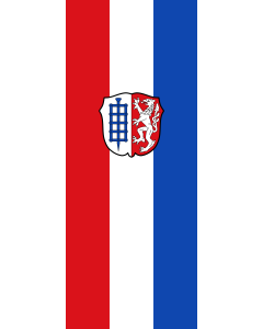 Vertical Hanging Beam Flag: Ingenried |  portrait flag | 3.5m² | 38sqft | 300x120cm | 10x4ft 