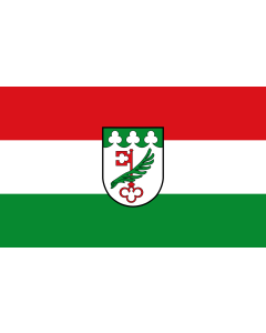 Flag: Obersöchering | landscape flag | 1.35m² | 14.5sqft | 90x150cm | 3x5ft