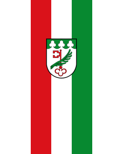 Flag: Obersöchering | portrait flag | 3.5m² | 38sqft | 300x120cm | 10x4ft