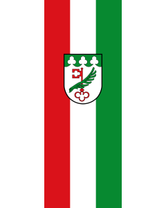 Flag: Obersöchering | portrait flag | 6m² | 64sqft | 400x150cm | 13x5ft