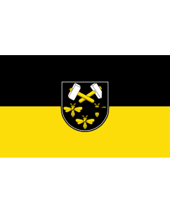 Tisch-Fahne / Tisch-Flagge: Peißenberg, M 15x25cm