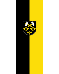 Flag: Peißenberg, M |  portrait flag | 6m² | 64sqft | 400x150cm | 13x5ft 