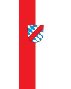 Vertical Hanging Swivel Crossbar Banner Flag: Peiting, M | portrait flag | 6m² | 64sqft | 400x150cm | 13x5ft