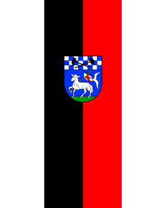 Vertical Hanging Swivel Crossbar Banner Flag: Penzberg, St |  portrait flag | 6m² | 64sqft | 400x150cm | 13x5ft 