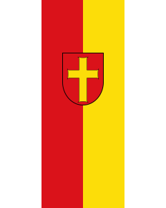 Flagge:  Polling  |  Hochformat Fahne | 3.5m² | 300x120cm 