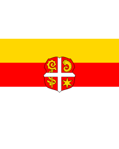 Tisch-Fahne / Tisch-Flagge: Sindelsdorf 15x25cm