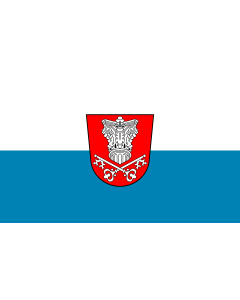 Flag: Wessobrunn |  landscape flag | 1.35m² | 14.5sqft | 90x150cm | 3x5ft 