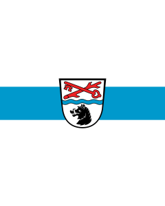 Flag: Wielenbach |  landscape flag | 1.35m² | 14.5sqft | 90x150cm | 3x5ft 