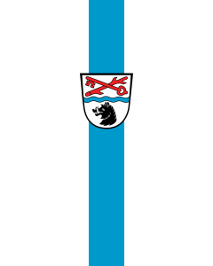 Flag: Wielenbach | portrait flag | 3.5m² | 38sqft | 300x120cm | 10x4ft