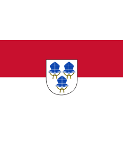 Tisch-Fahne / Tisch-Flagge: Landshut 15x25cm