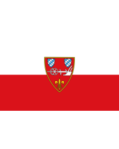 Tisch-Fahne / Tisch-Flagge: Straubing 15x25cm
