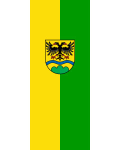 Flag: Deggendorf (Kreis) |  portrait flag | 3.5m² | 38sqft | 300x120cm | 10x4ft 