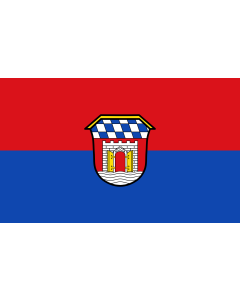 Flag: Deggendorf, GKSt | landscape flag | 1.35m² | 14.5sqft | 90x150cm | 3x5ft