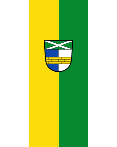 Vertical Hanging Beam Flag: Grafling |  portrait flag | 3.5m² | 38sqft | 300x120cm | 10x4ft 