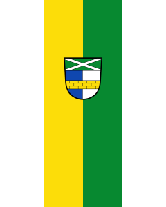 Vertical Hanging Beam Flag: Grafling |  portrait flag | 6m² | 64sqft | 400x150cm | 13x5ft 