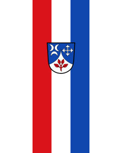 Vertical Hanging Swivel Crossbar Banner Flag: Grattersdorf | portrait flag | 6m² | 64sqft | 400x150cm | 13x5ft