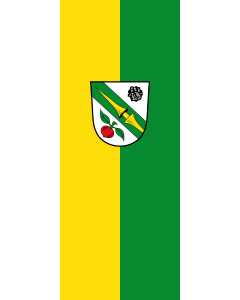 Vertical Hanging Swivel Crossbar Banner Flag: Lalling | portrait flag | 3.5m² | 38sqft | 300x120cm | 10x4ft