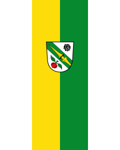 Vertical Hanging Beam Flag: Lalling | portrait flag | 6m² | 64sqft | 400x150cm | 13x5ft