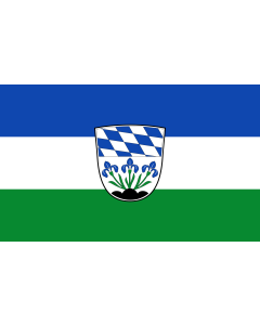Tisch-Fahne / Tisch-Flagge: Plattling, St 15x25cm