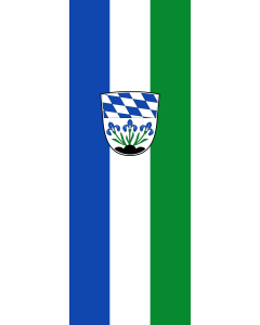 Bandera: Plattling, St |  bandera vertical | 6m² | 400x150cm 