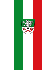 Flag: Wallerfing |  portrait flag | 3.5m² | 38sqft | 300x120cm | 10x4ft 