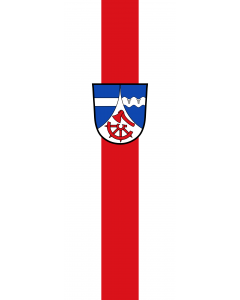 Vertical Hanging Swivel Crossbar Banner Flag: Eppenschlag |  portrait flag | 6m² | 64sqft | 400x150cm | 13x5ft 