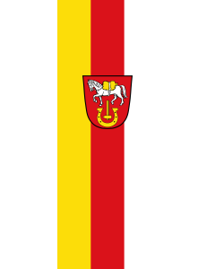 Vertical Hanging Beam Flag: Hinterschmiding |  portrait flag | 6m² | 64sqft | 400x150cm | 13x5ft 