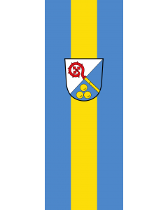 Vertical Hanging Swivel Crossbar Banner Flag: Innernzell |  portrait flag | 6m² | 64sqft | 400x150cm | 13x5ft 
