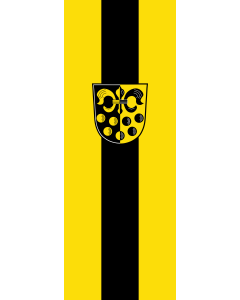 Vertical Hanging Swivel Crossbar Banner Flag: Jandelsbrunn | portrait flag | 6m² | 64sqft | 400x150cm | 13x5ft