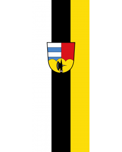Vertical Hanging Swivel Crossbar Banner Flag: Mauth |  portrait flag | 6m² | 64sqft | 400x150cm | 13x5ft 