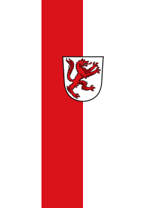 Flag: Perlesreut, M | portrait flag | 3.5m² | 38sqft | 300x120cm | 10x4ft