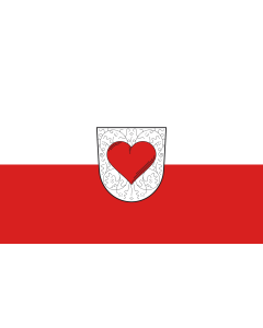 Flag: Röhrnbach, M |  landscape flag | 1.35m² | 14.5sqft | 90x150cm | 3x5ft 