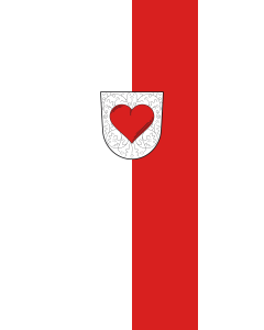 Flag: Röhrnbach, M | portrait flag | 3.5m² | 38sqft | 300x120cm | 10x4ft