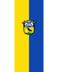 Flag: Sankt Oswald-Riedlhütte | portrait flag | 3.5m² | 38sqft | 300x120cm | 10x4ft